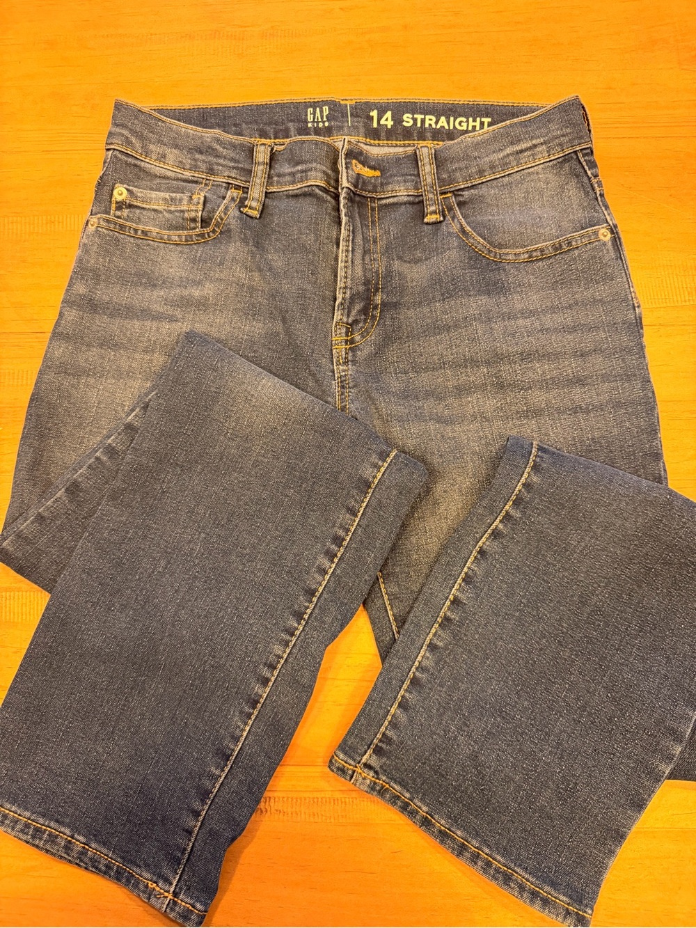 GAP Kids Straight Leg Blue Denim Jeans